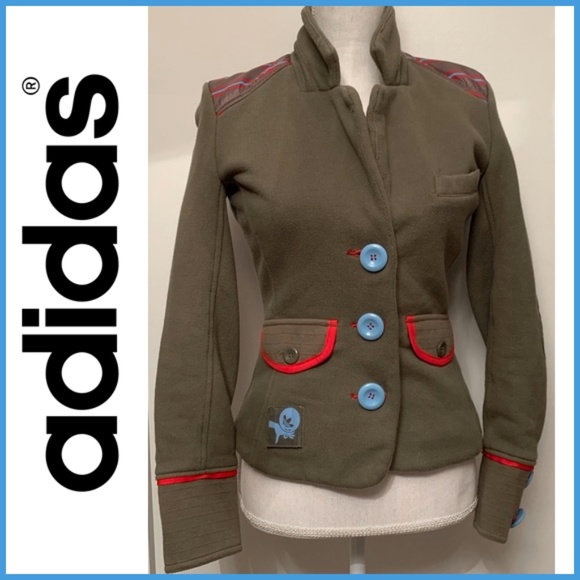 adidas Jackets & Blazers - ❌SOLD❌ Adidas vintage military mod jacket green